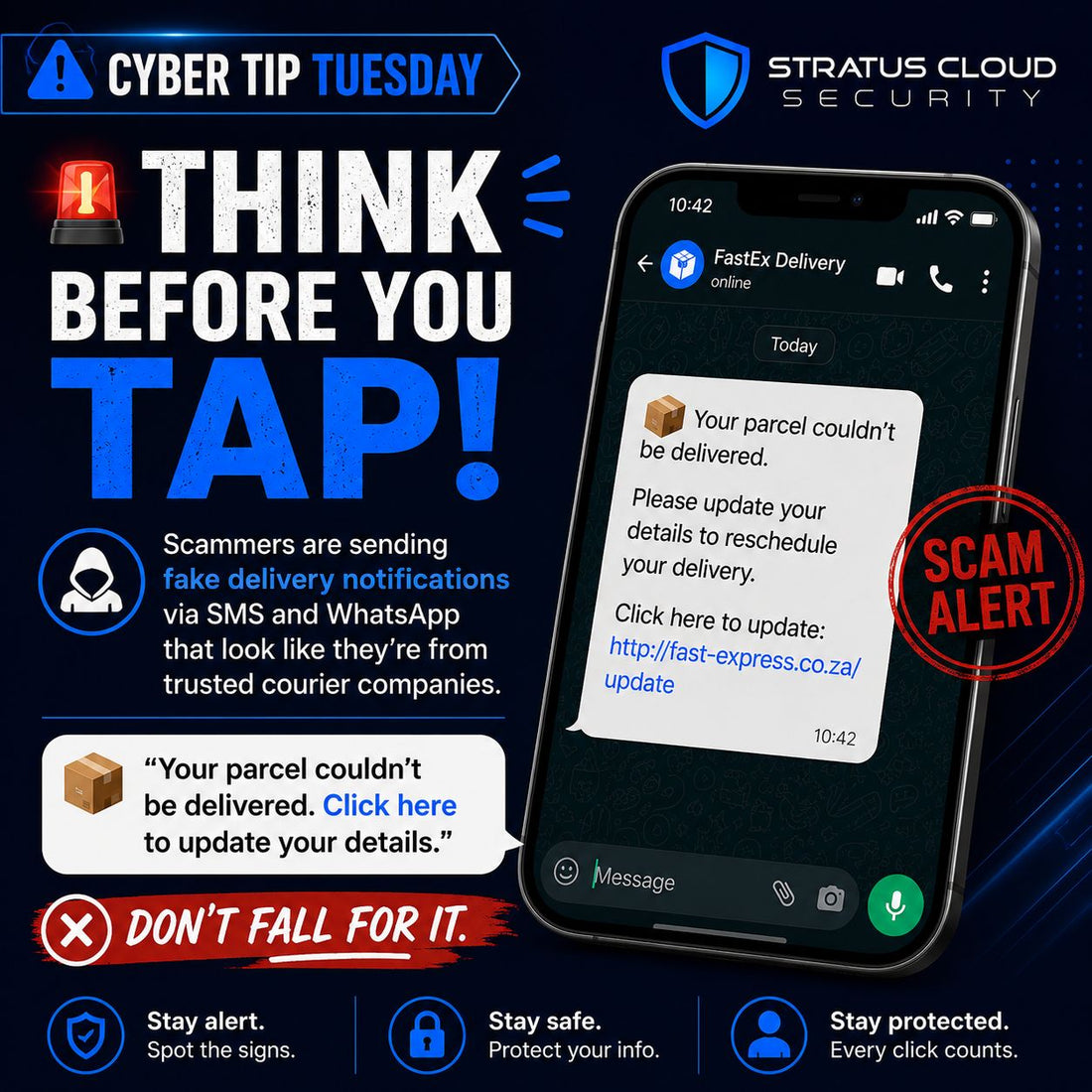 Waiting for a Parcel? Beware of Fake Delivery Messages