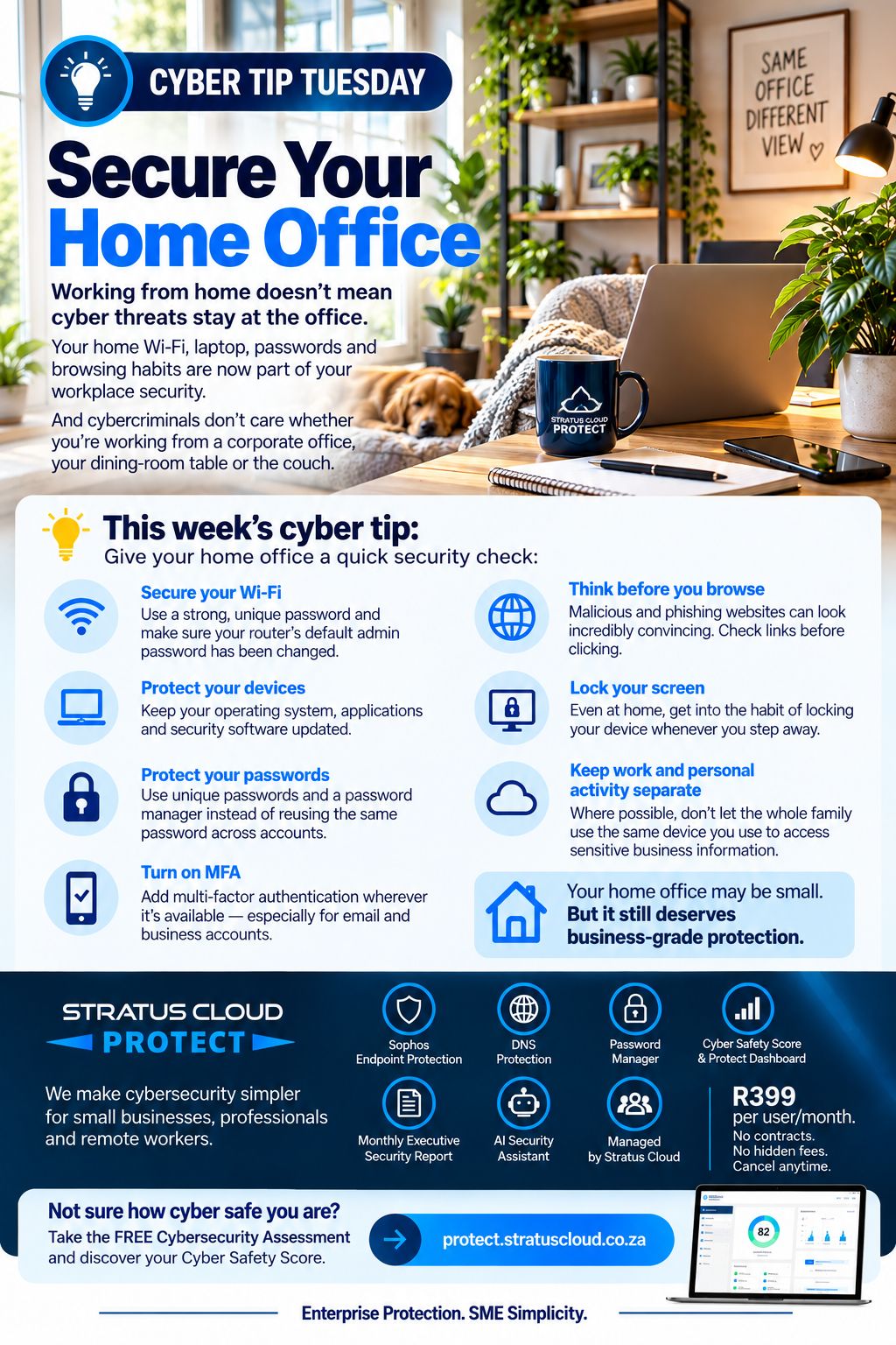 Secure Your Home Office | Cyber Tip Tuesday