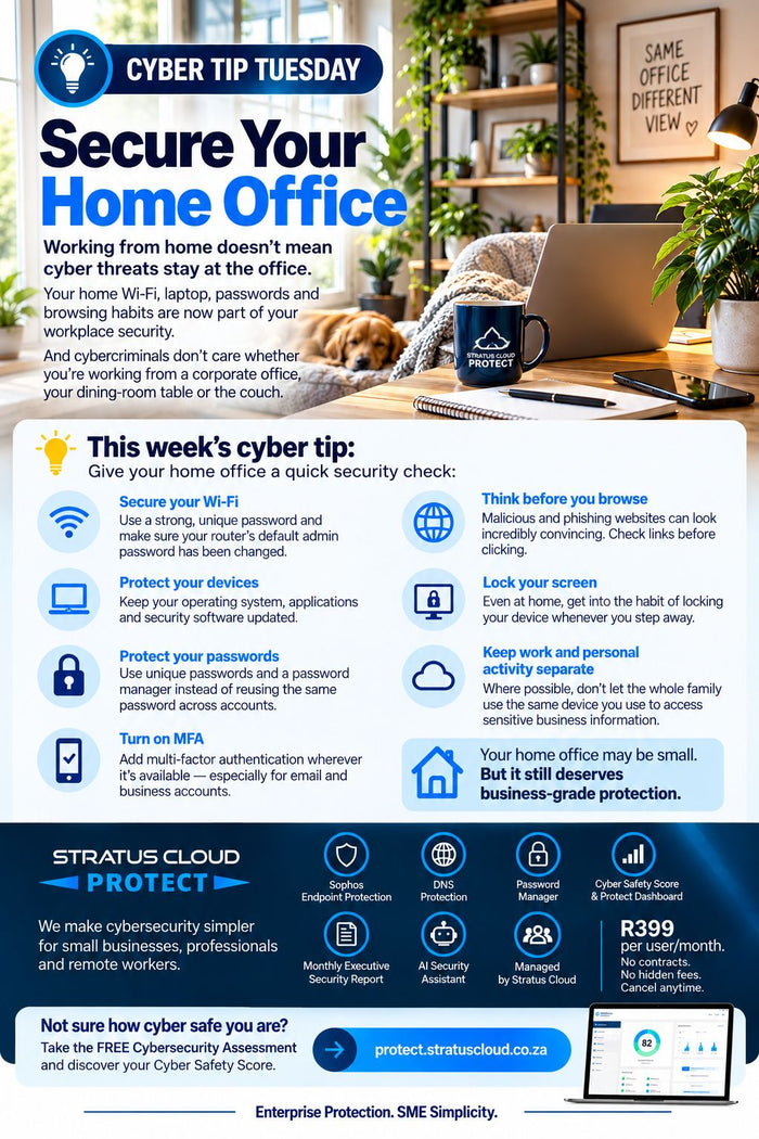 Secure Your Home Office | Cyber Tip Tuesday