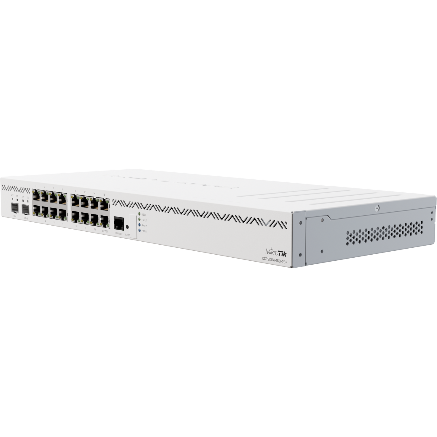 MikroTik Cloud Core 16 Port Gigabit 2SFP+ 4 Core Router [CCR2004-16G-2S+]