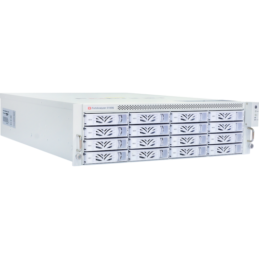 FortiAnalyzer-3100G Centralized log & analysis appliance - 2x GE RJ45, 2x 25GE SFP28, 64TB storage, up to 3000 GB/Day of Logs [FAZ-3100G]