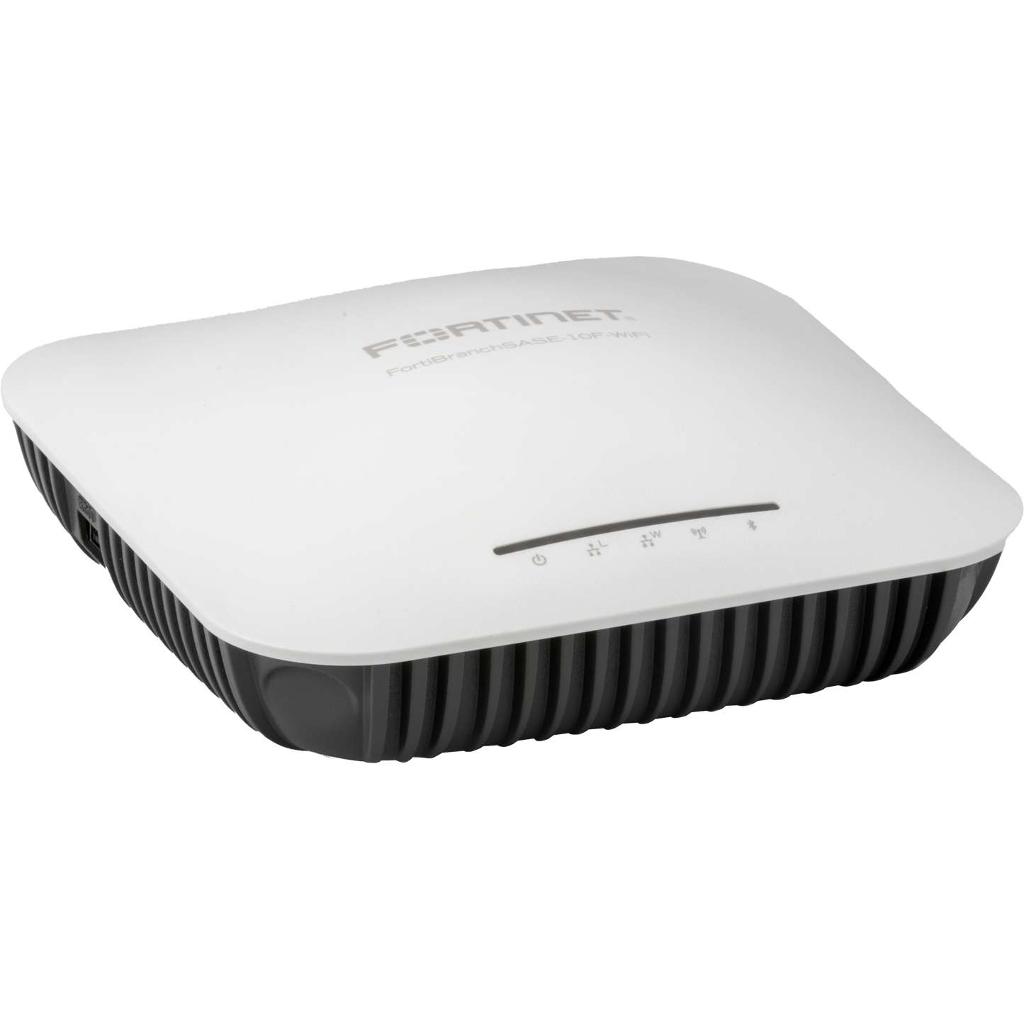 FortiBranchSASE-10F-WiFi indoor desktop/wall mount FortiSASE extension device, designed specifically to quickly provide connectivity and security to small branch offices, delivered from FortiSASE, via L2 tunnel. With integrated 2x2 2.4G/5 [FBS-10F-WIFI-Y]