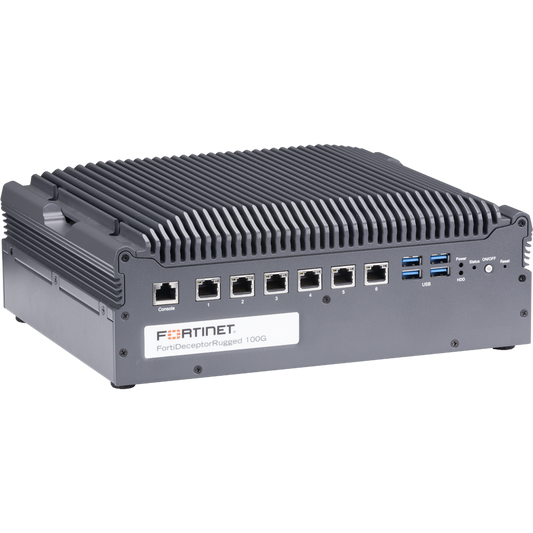 FortiDeceptorRugged-100G FortiDeceptor-100G Rugged Appliance, Supports up to 8 Deception VMs and 48 VLANS [FDR-100G]