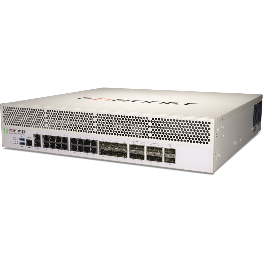 FortiGate-1101E Hardware plus 1 Year FortiCare Premium and FortiGuard Enterprise Protection [FG-1101E-BDL-809-12]