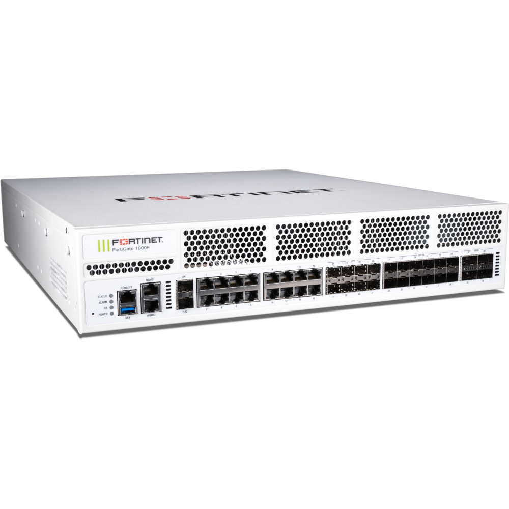 FortiGate-1800F Hardware plus 1 Year FortiCare Premium and FortiGuard Enterprise Protection [FG-1800F-BDL-809-12]