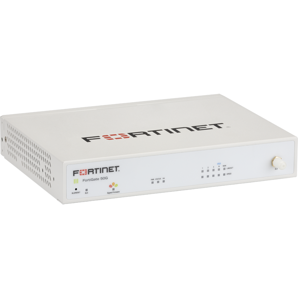 FortiGate-50G-SFP 5 portas GE RJ45 (incluindo 4 portas internas, 1 porta WAN), 1 porta SFP. [FG-50G-SFP]