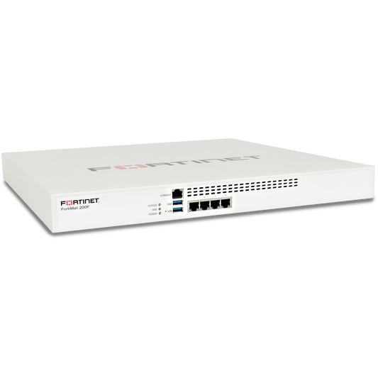 FortiMail-200F Hardware plus 3 Year FortiCare Premium and FortiGuard Enterprise ATP Bundle [FML-200F-BDL-641-36]