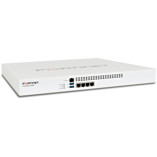 FortiMail-400F Email Security Appliance - 4 x GE RJ45 ports, 2TB Storage [FML-400F]