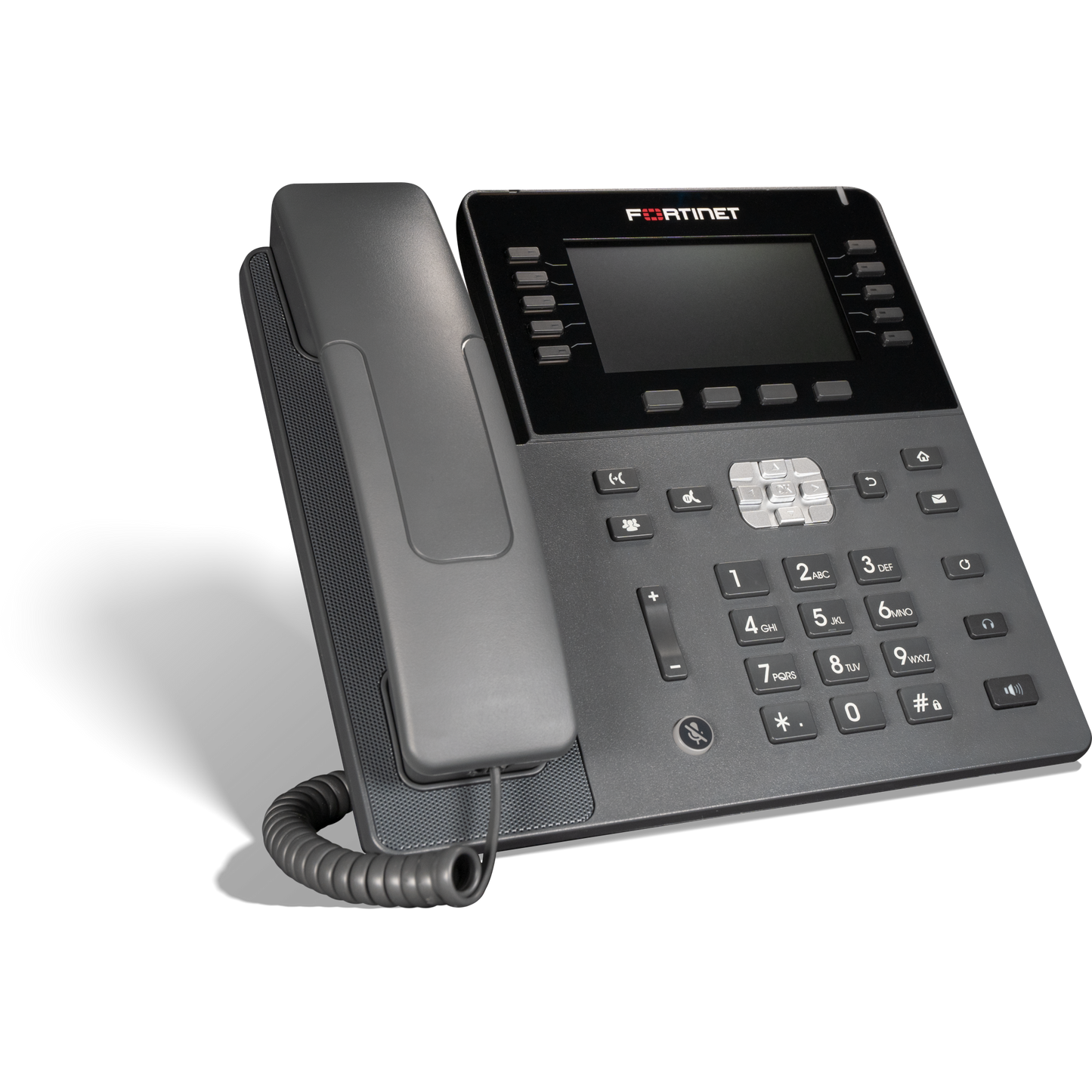 FortiFone-480B High end ODM/JDM enterprise 4.3 inch color screen, 45 programmable keys, PoE IP phone with Fortinet native firmware and ID, upgrade/replacement for FON-480. [FON-480B]