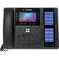 FortiFone-580B IP phone with 4.3" and dual 3.5" color screens, 96 programmable keys, POE and 10/100/1000 LAN and PC connections. [FON-580B]