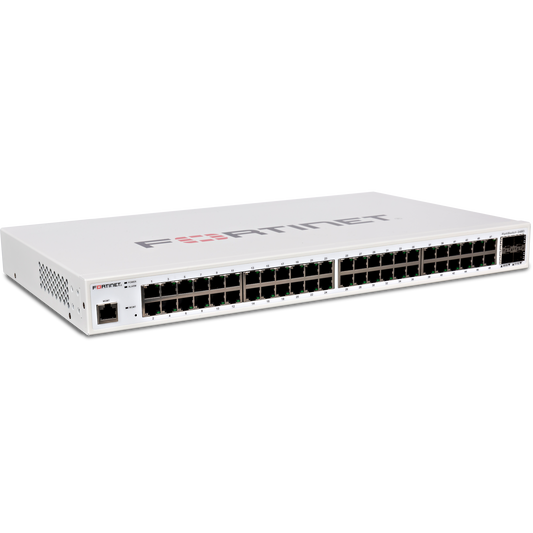 FortiSwitch-248D Layer 2/3 FortiGate switch controller compatible switch with 48 x GE RJ45 ports, 4 x GE SFP [FS-248D]