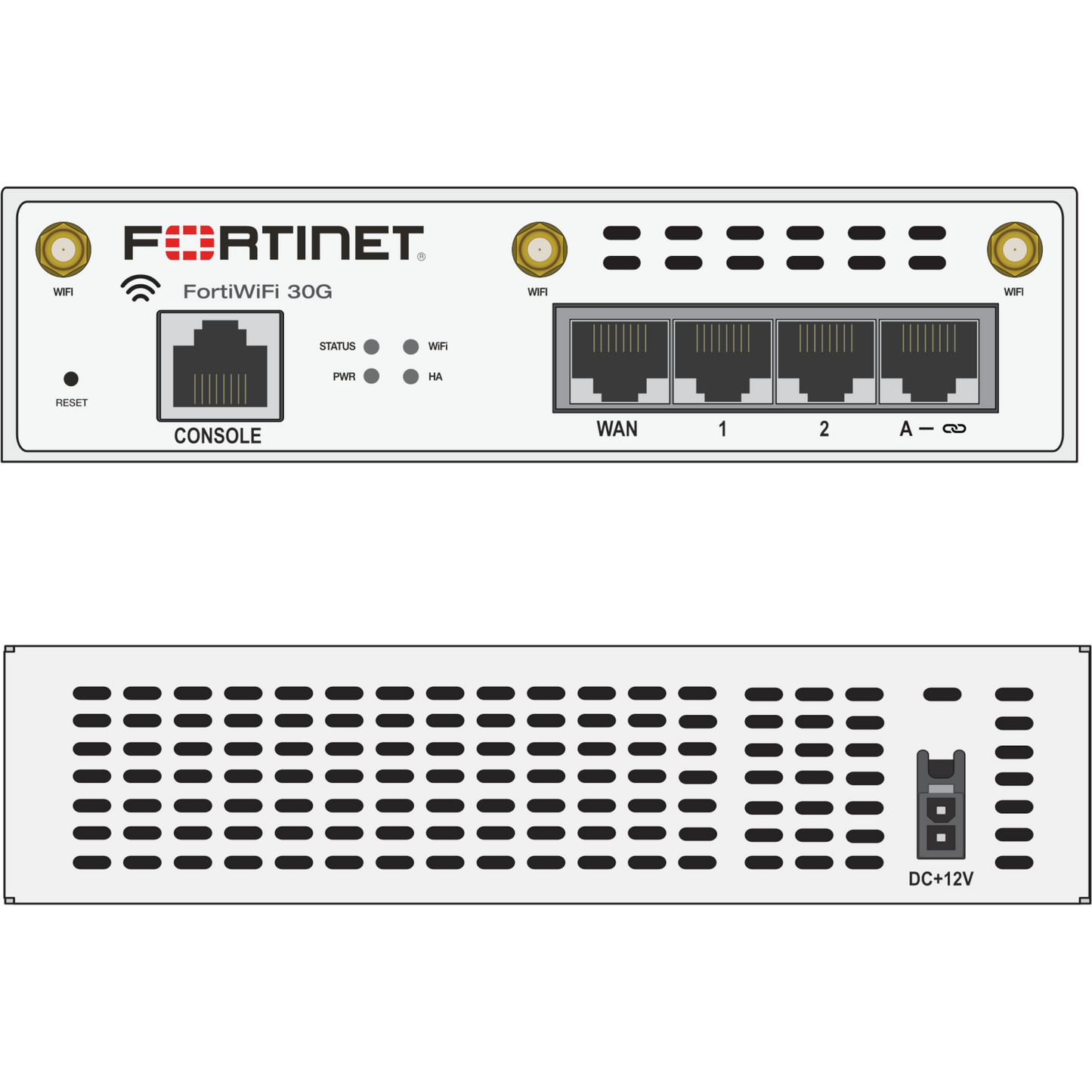 Hardware FortiWiFi-30G mais 3 anos de FortiCare Premium e FortiGuard Enterprise Protection [FWF-30G-E-BDL-809-36]