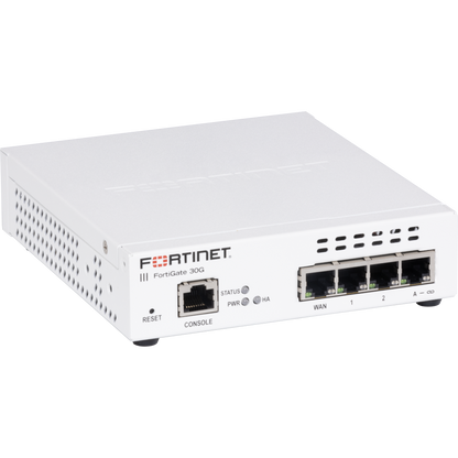 FortiWiFi-30G Hardware plus 5 Year FortiCare Premium and FortiGuard Enterprise Protection [FWF-30G-E-BDL-809-60]