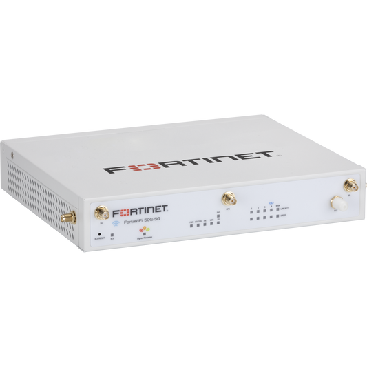 FortiWiFi-50G-5G-II Hardware plus 5 Year FortiCare Premium and FortiGuard Unified Threat Protection (UTP) [FWF-50G-5G-II-V-BDL-950-60]