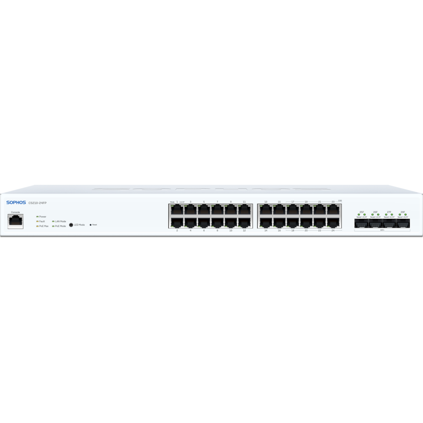 CS210-24FP Sophos Switch - 24 port (8x2.5G) with Full PoE with Support, 3-year - EU power cord [LS22FZ36ZZPCEU]