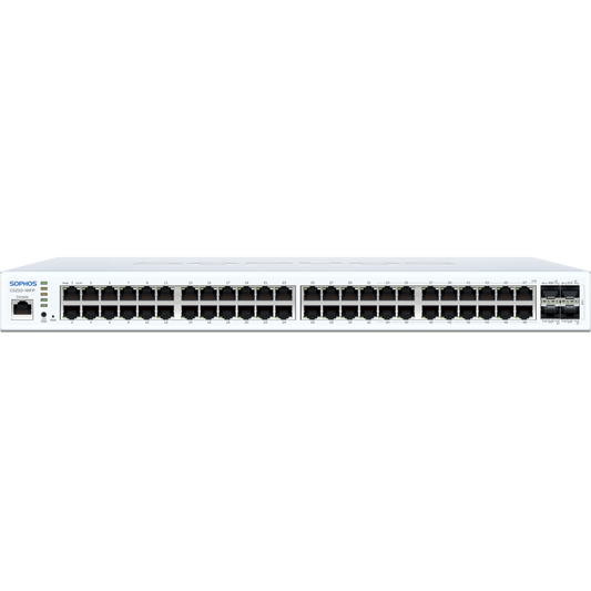 CS210-48FP Sophos Switch - 48 port (16x2.5G) with Full PoE with Support, 3-year - UK power cord [LS24FZ36ZZPCUK]