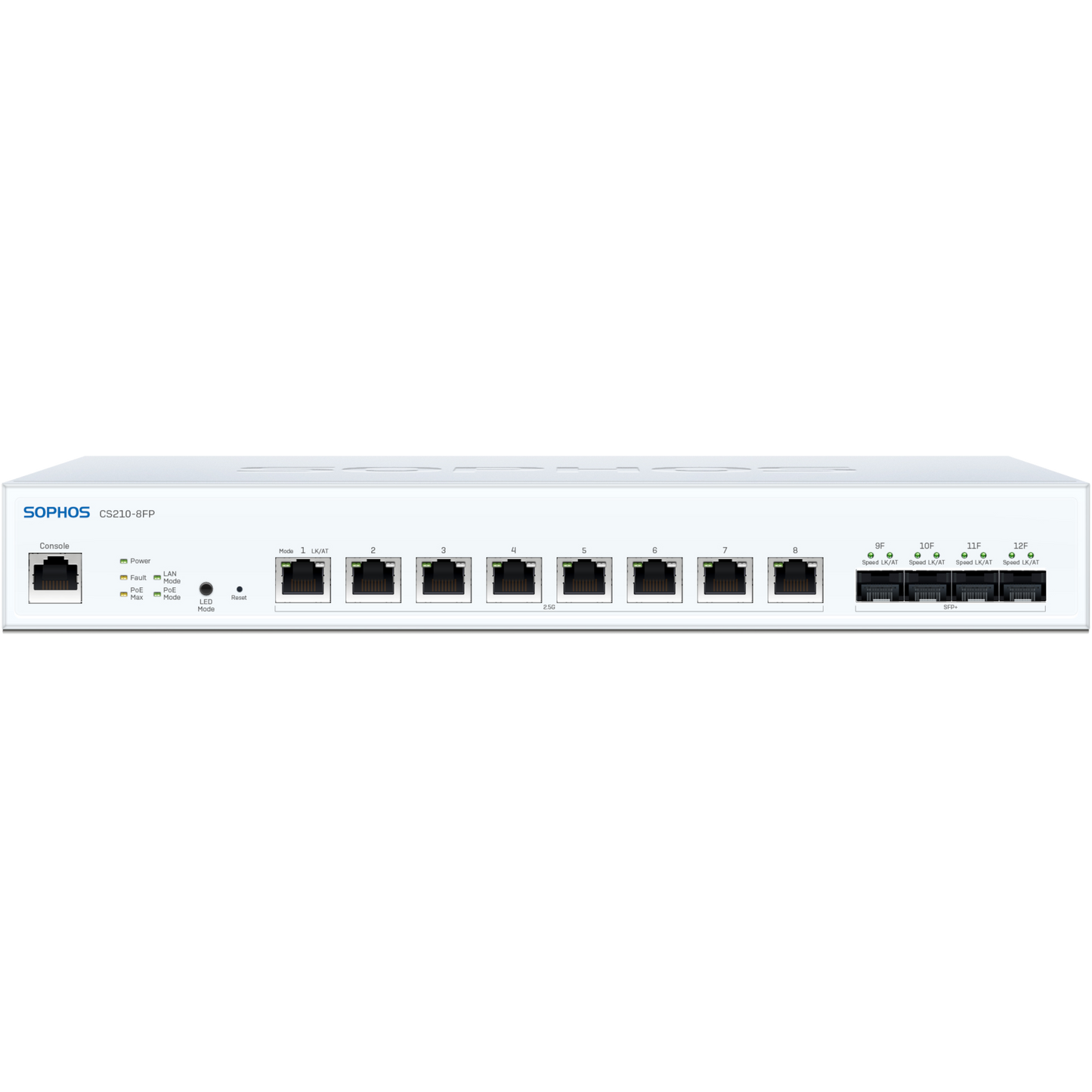 CS210-8FP Sophos Switch - 8 port (8x2.5G) with Full PoE with Support, 3-year - EU power cord [LS28FZ36ZZPCEU]