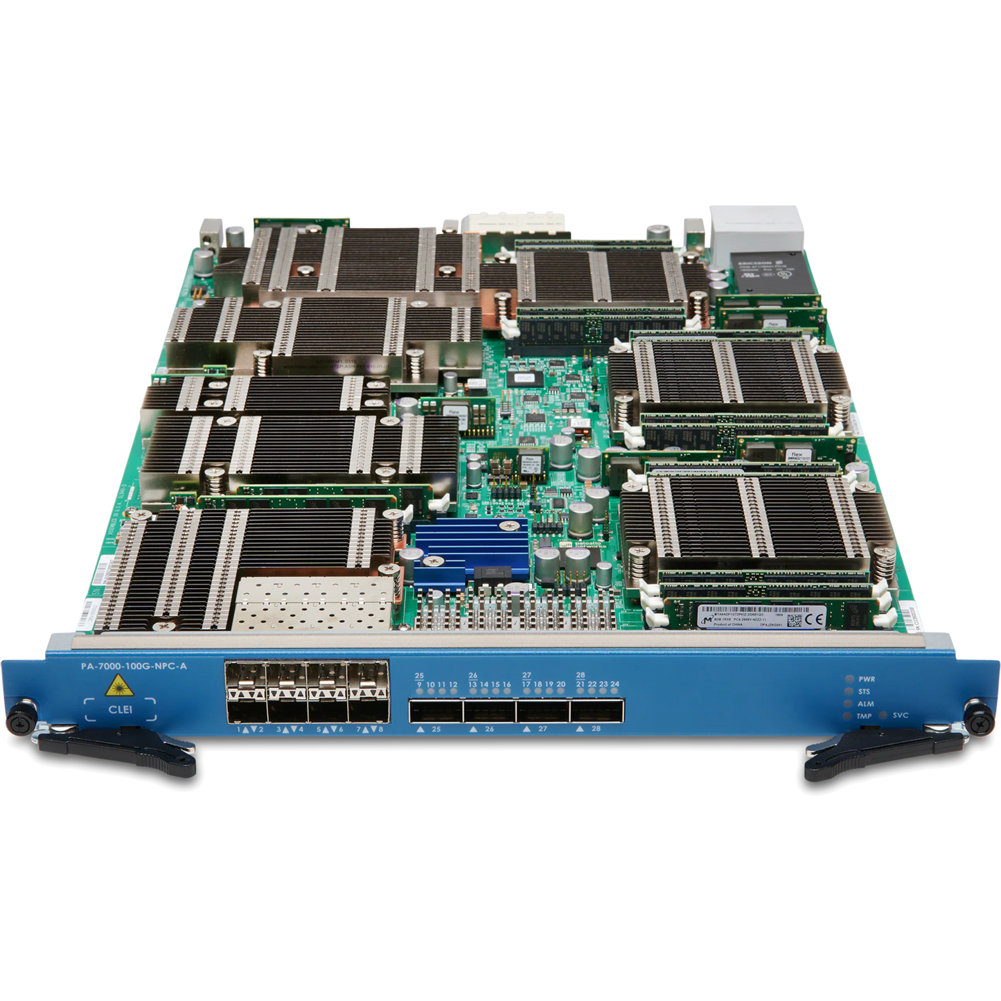 PA-7000, Placa de Processamento de Rede com 8xSFP/SFP+, 4xQSFP+/QSFP28, detecção automática de velocidade em todas as portas, 32M sessões, FRU no local [PAN-PA-7000-100G-NPC-A-OSF]