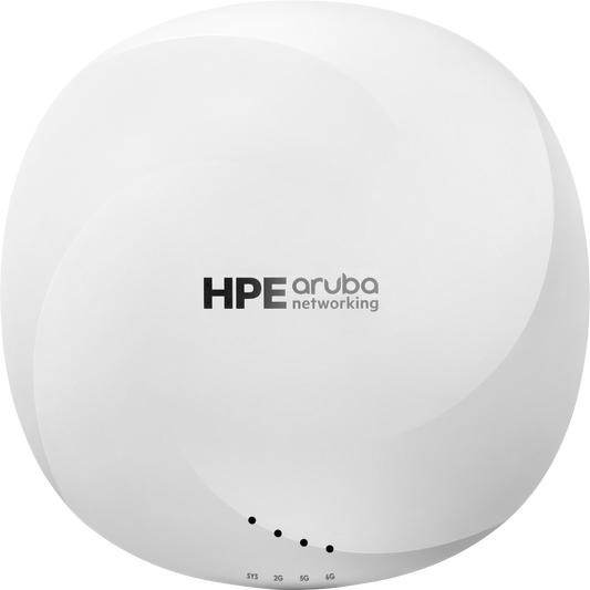 HPE Aruba Networking AP-635 (RW) Tri Radio 2x2 802.11ax Wi-Fi 6E Internal Antennas Campus AP