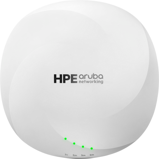HPE Aruba Networking AP-655 (RW) Tri Radio 4x4 802.11ax Wi-Fi 6E Internal Antennas Campus AP