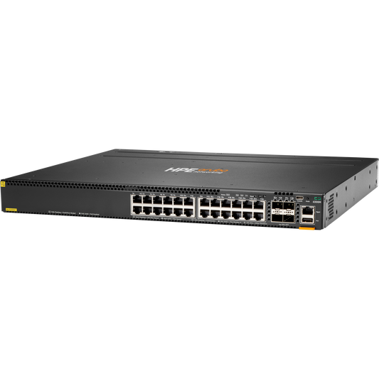 HPE Aruba Networking CX 6300M 24p 10M/100M/1G Class4 PoE 4p SFP56 50G TAA Switch
